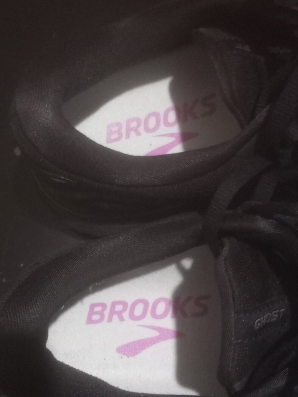 Brooks Women Ghost 15 1203801B020 Triple Black Running Shoes Sneakers Size 10 B - Picture 12 of 13